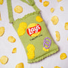 Green Lays Crochet Sling Bag