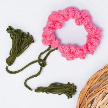 Pink Crochet Gajra