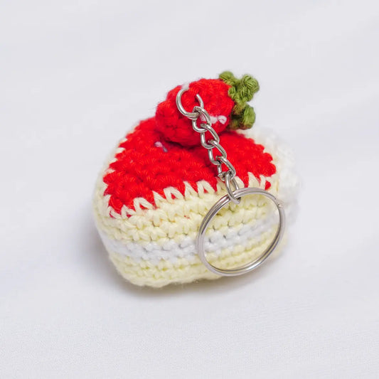 crochet pastry bag charm