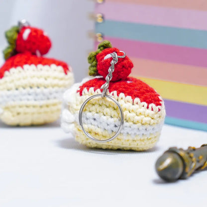Pastry Crochet Bag Charm