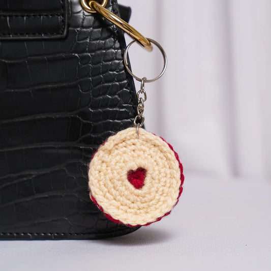 crochet jim jam bag charm