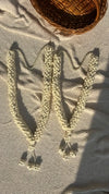 Off White Crochet Jaimalas - made to order