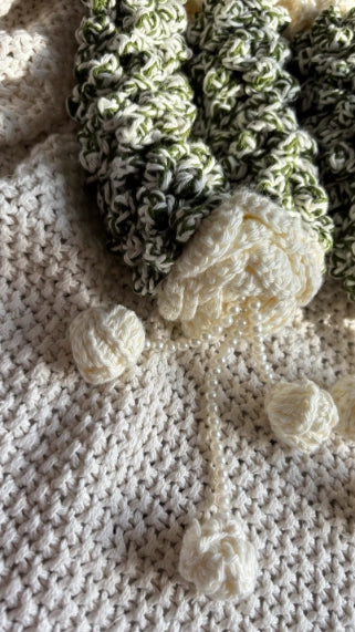 Baby's Breath (gypsy) Crochet Jaimalas - made to order