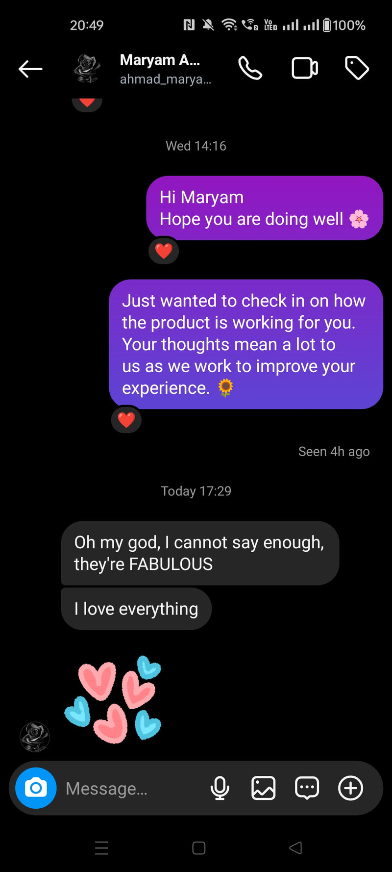 Customer review