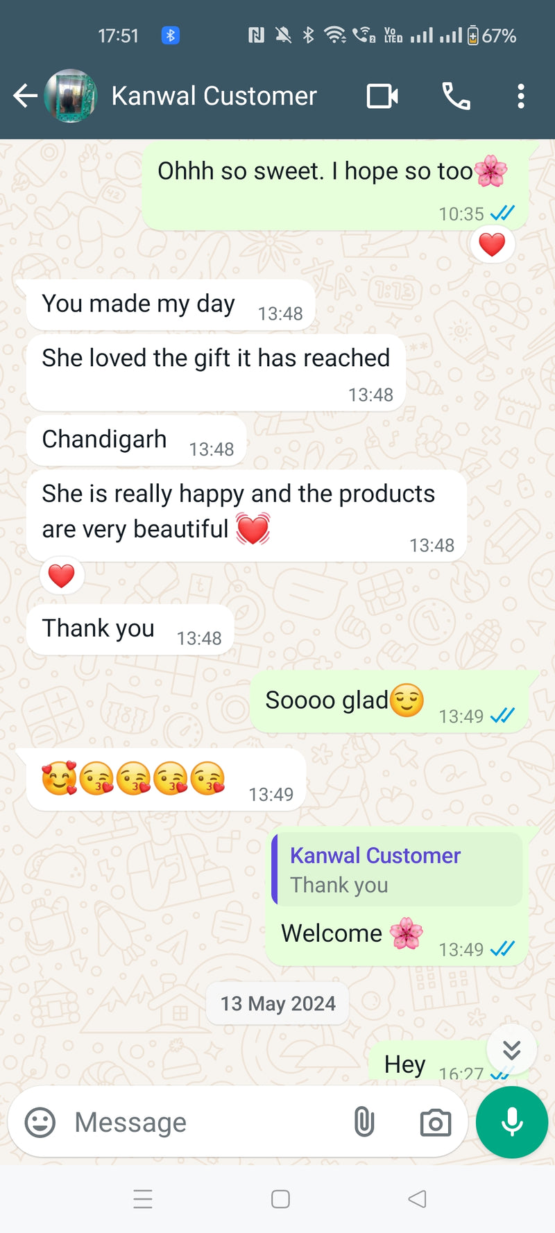 Customer review